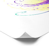 Exotische Regenboog Kolibrie Poster (Hoek)