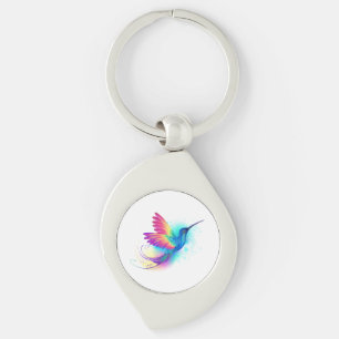 Exotische Regenboog Kolibrie Sleutelhanger