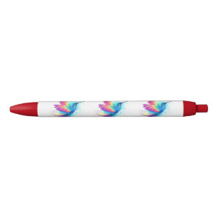Exotische Regenboog Kolibrie Zwarte Inkt Pen
