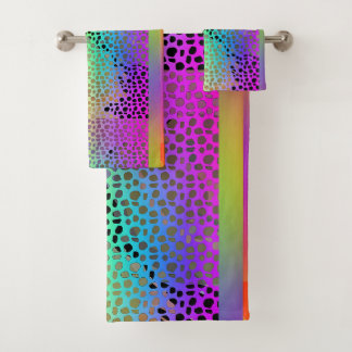 EXOTISCHE REGENBOOG NEP DIERENPRINT BAD HANDDOEK
