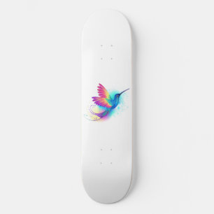 Exotische Regenboogkolibrie Persoonlijk Skateboard