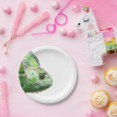 Exotische reptiel papieren bordje (Feest)