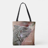 Exotische reptiel tote bag (Achterkant)