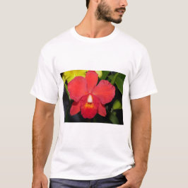Exotische Rode Orchidee T-shirt