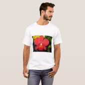Exotische Rode Orchidee T-shirt (Voorkant volledig)