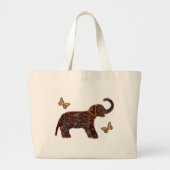 Exotische Roos Grote Tote Bag (Voorkant)