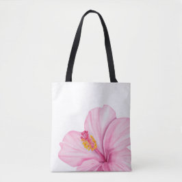 Exotische Roze Bloem Tote Bag