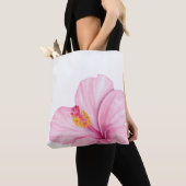 Exotische Roze Bloem Tote Bag (Dichtbij)