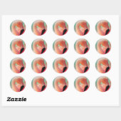 Exotische roze flamingo vogel Stickers (Vel)
