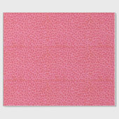 Exotische roze gevlekte luipaard dierlijke print cadeaupapier (Vlak)