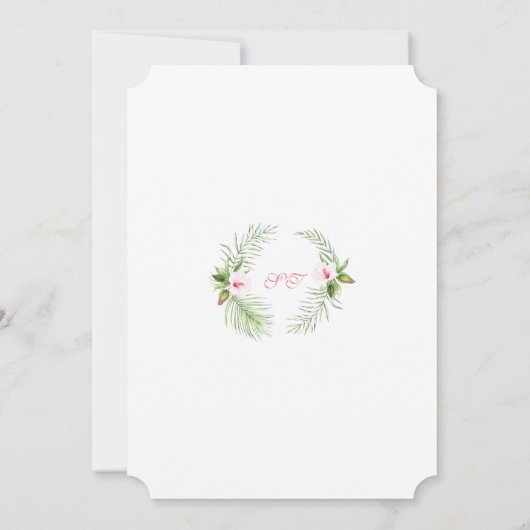 Exotische roze hibiscus Humming vogels zoete zesti Kaart (Achterkant)