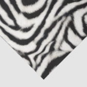 Exotische Safari Curvy Zebra Stripes Tissuepapier (Detail)