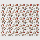 Exotische Seashell Beach Thema Cadeaupapier (Vlak)