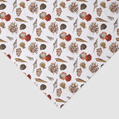 Exotische Seashell Beach Thema Tissuepapier (Detail)