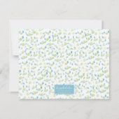 Exotische Shorthair Cat gepersonaliseerde briefpap Notitiekaartje (Achterkant)