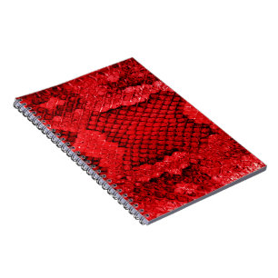 Exotische slang huid dier print patroon modern roo notitieboek