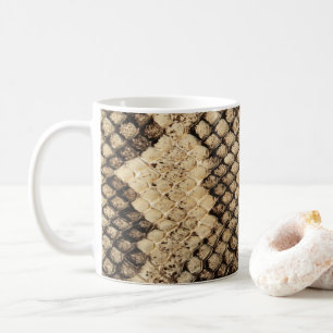Exotische slang huid dier print patroon modern vet koffiemok