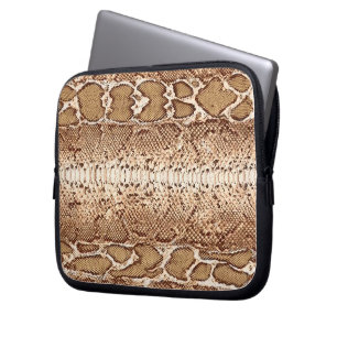 Exotische slangenhuid #2 laptop sleeve