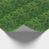Exotische Snake Huidachtergrond Cadeaupapier (Hoek)