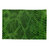 Exotische Snake Huidachtergrond Kussensloop (Achterkant)