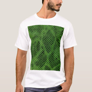 Exotische Snake Huidachtergrond T-shirt
