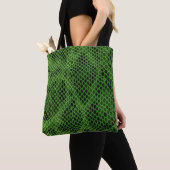 Exotische Snake Huidachtergrond Tote Bag (Dichtbij)