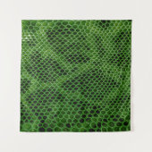 Exotische Snake Huidachtergrond Wandkleed (Voorkant (horizontaal))