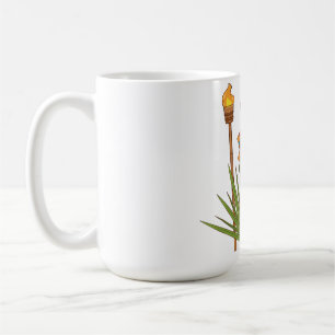 Exotische Stam Tiki Masker Koffiemok - Kleurrijk