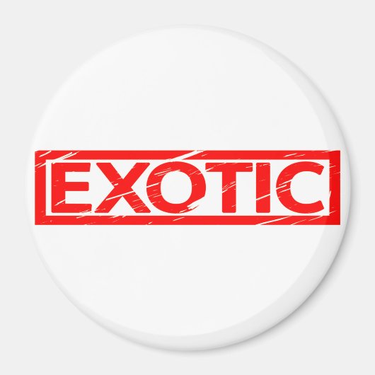 Exotische stempelmoes magneet (Voorkant)