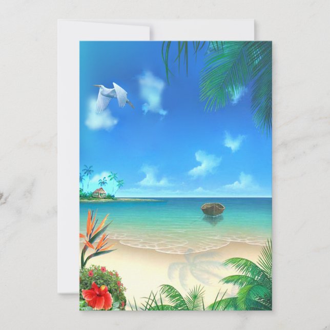 Exotische strand bruiloft (Voorkant)