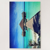 Exotische strand Jigzaag Puzzle Summer Vacking Legpuzzel (Verticaal)