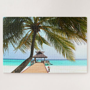 Exotische strand puzzle legpuzzel