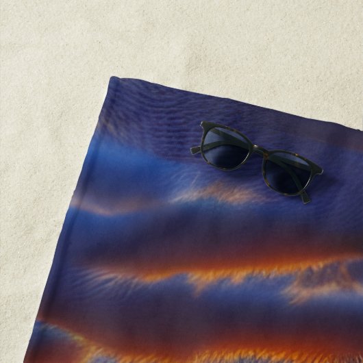 Exotische strand Sunset in Barbados Strandlaken (In situ)