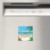 Exotische strand Tropische Partij Luau Magneet (Insitu (Vaatwasser))