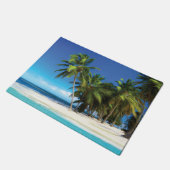 Exotische strandwerend kussens deurmat (Schuin)