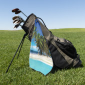 Exotische strandwerend kussens golfhanddoek (Groen)