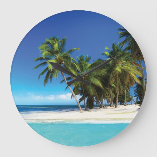Exotische strandwerend kussens grote klok (Voorkant)