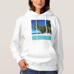 Exotische strandwerend kussens hoodie