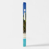 Exotische strandwerend kussens iPhone hoesje (Linkerkant)