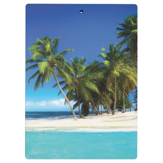 Exotische strandwerend kussens klembord (Achterkant)