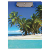 Exotische strandwerend kussens klembord (Voorkant)