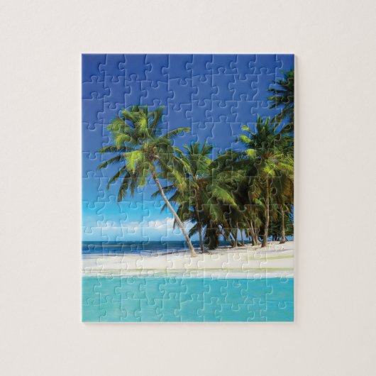 Exotische strandwerend kussens legpuzzel (Verticaal)