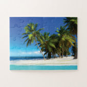Exotische strandwerend kussens legpuzzel (Horizontaal)