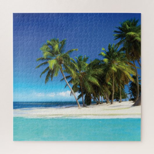 Exotische strandwerend kussens legpuzzel (Verticaal)