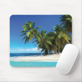 Exotische strandwerend kussens muismat (Met muis)