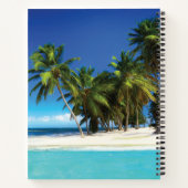 Exotische strandwerend kussens notitieboek (Achterkant)