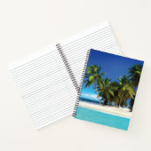 Exotische strandwerend kussens notitieboek (Binnen)