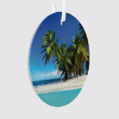 Exotische strandwerend kussens ornament (voorkant)