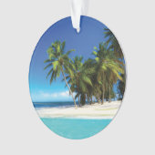 Exotische strandwerend kussens ornament (voorkant)
