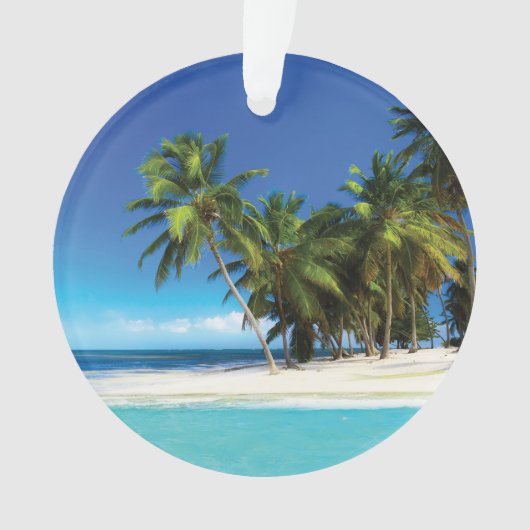 Exotische strandwerend kussens ornament (voorkant)